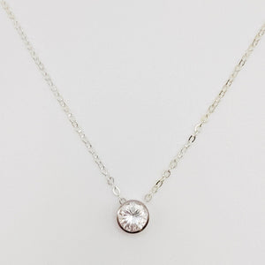 MINU Jewels Necklaces Silver/Clear Shimmer Necklace