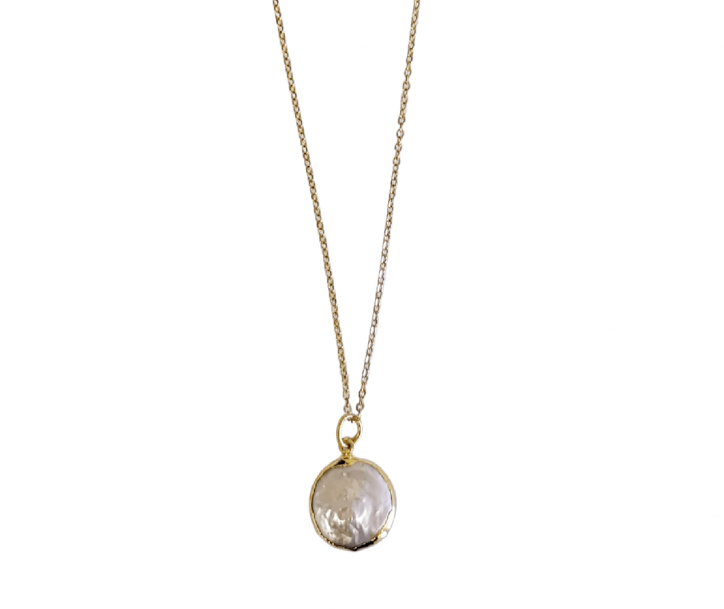 MINU Jewels Necklaces White Pearl Pendant Necklace