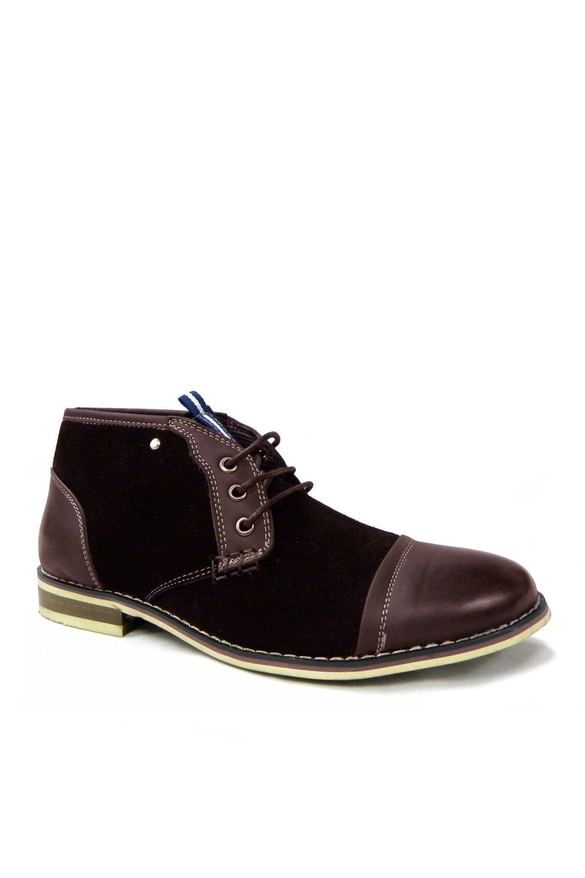 N.Y.L.A. SHOES Men's Boots N.Y.L.A. Shoes Men's Candle Oxfords in Black Full Grain Leather