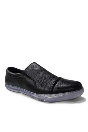 N.Y.L.A. SHOES Men's Loafer N.Y.L.A. Shoes KEANAN Men's Loafers in Black with Flexible Leather Outsole