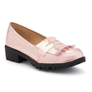 N.Y.L.A. SHOES SHOES NYLA Shoes Metallic Women's Loafers in Silver, Gold, Pewter, or Rose Gold