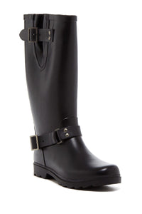 N.Y.L.A. SHOES Women's Boots N.Y.L.A. Shoes  MARIENE Women's 12" Rubber Calf Boots in Black or Navy