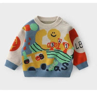 ONEAKIDS 12-18M Boys’ Knit Cotton Sweater