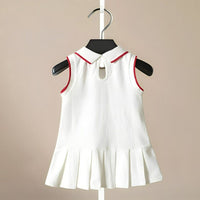 ONEAKIDS Baby & Toddler clothing Arya Tennis Girls' Dress in White and Navy