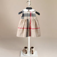 ONEAKIDS Baby & Toddler clothing Beige Plaid NYC Dress