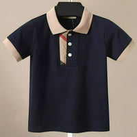 ONEAKIDS Baby & Toddler clothing BLUE / 12-18M Organic Cotton Jersey Polo Shirt