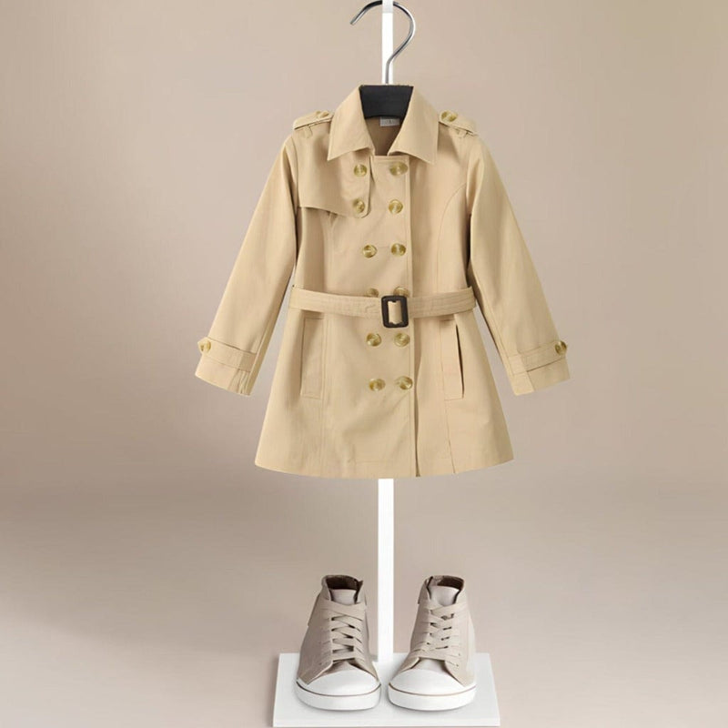 ONEAKIDS Baby & Toddler clothing Classic Beige Trench Coat for Girls