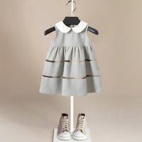 ONEAKIDS Baby & Toddler clothing Cotton Girls' Dress in Gray