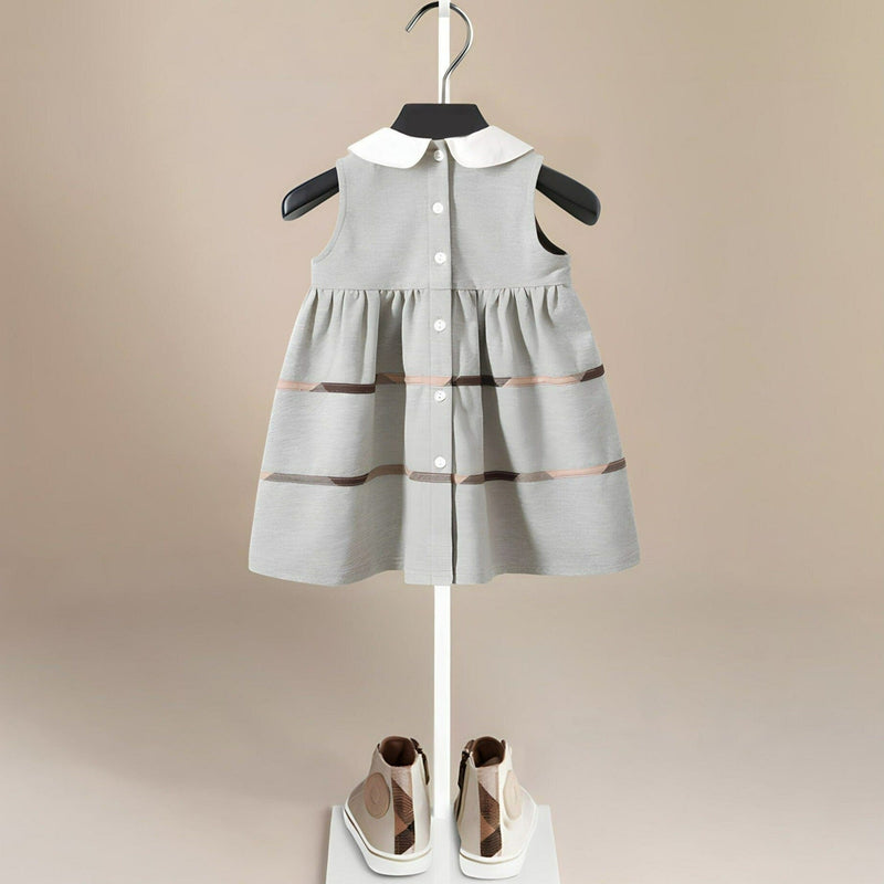 ONEAKIDS Baby & Toddler clothing Cotton Girls' Dress in Gray