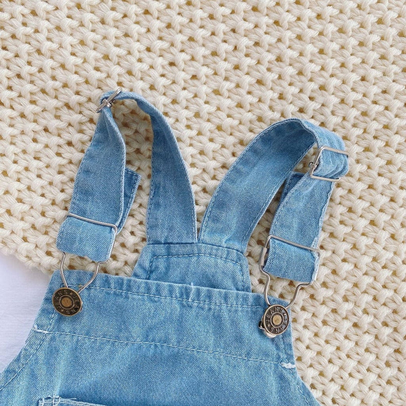 ONEAKIDS Baby & Toddler clothing Denim Baby & Toddler Romper