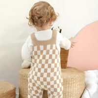 ONEAKIDS Baby & Toddler clothing Frankie Check 1-Piece Overalls