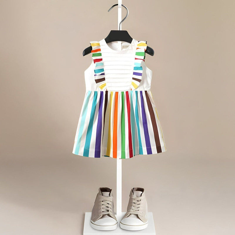 ONEAKIDS Baby & Toddler clothing RAINBOW / 12-18M Little Rainbow Dress