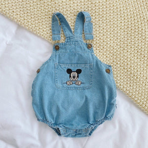 ONEAKIDS Baby & Toddler clothing SKY / 3-6M Denim Baby & Toddler Romper