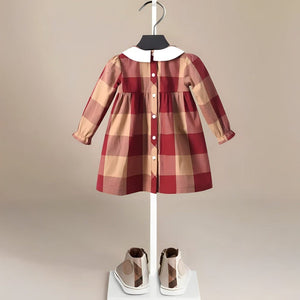 ONEAKIDS Baby & Toddler clothing Vintage Oslo Plaid Girls' Dress