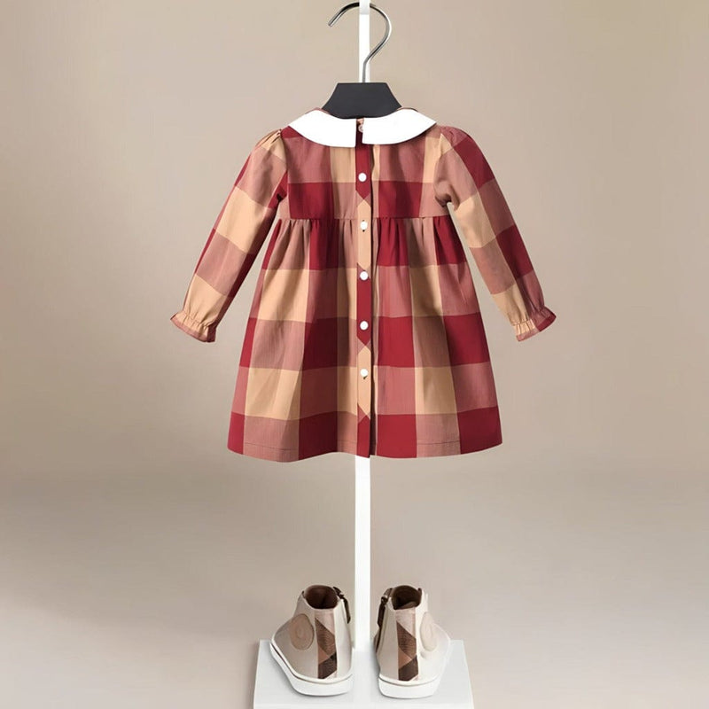 ONEAKIDS Baby & Toddler clothing Vintage Oslo Plaid Girls' Dress