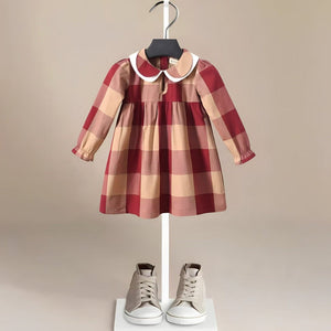 ONEAKIDS Baby & Toddler clothing Vintage Oslo Plaid Girls' Dress