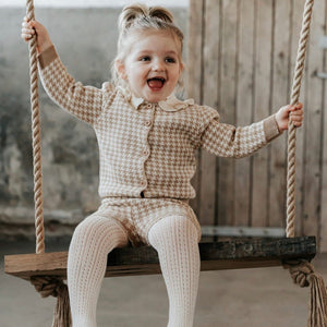 ONEAKIDS Baby & Toddler Outfits 12-18M Vintage Knit Cardigan Set