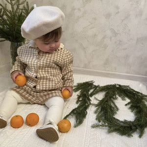 ONEAKIDS Baby & Toddler Outfits 6 Vintage Knit Cardigan Set