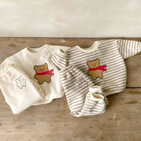 ONEAKIDS Baby & Toddler Outfits Baby Toddler 2-Piece Bear Set