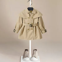 ONEAKIDS Baby & Toddler Outfits BEIGE / 12-18M Girls' Vintage Trench Coat 1-7 Years