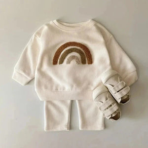 ONEAKIDS Baby & Toddler Outfits CREAM / 3-6M Hey Cutie 2-Piece Soft Set