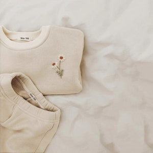 ONEAKIDS Baby & Toddler Outfits CREAM / 6-12M Top & Bottom Cozy Set