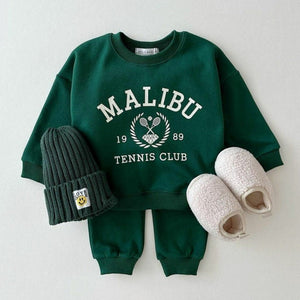 ONEAKIDS Baby & Toddler Outfits GREEN / 6-12M Malibu Cotton 2-Piece Set