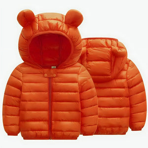 ONEAKIDS Baby & Toddler Outfits ORANGE / 12-18M Baby Bear Puff Unisex Jacket