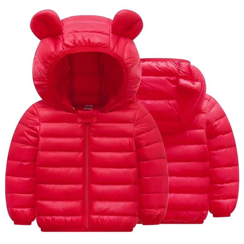 ONEAKIDS Baby & Toddler Outfits RED / 12-18M Baby Bear Puff Unisex Jacket