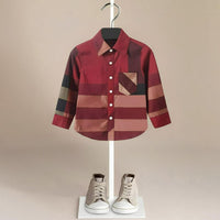 ONEAKIDS Baby & Toddler Outfits RED / 12-18M Classic Plaid Special Occasion Boys' Shirt