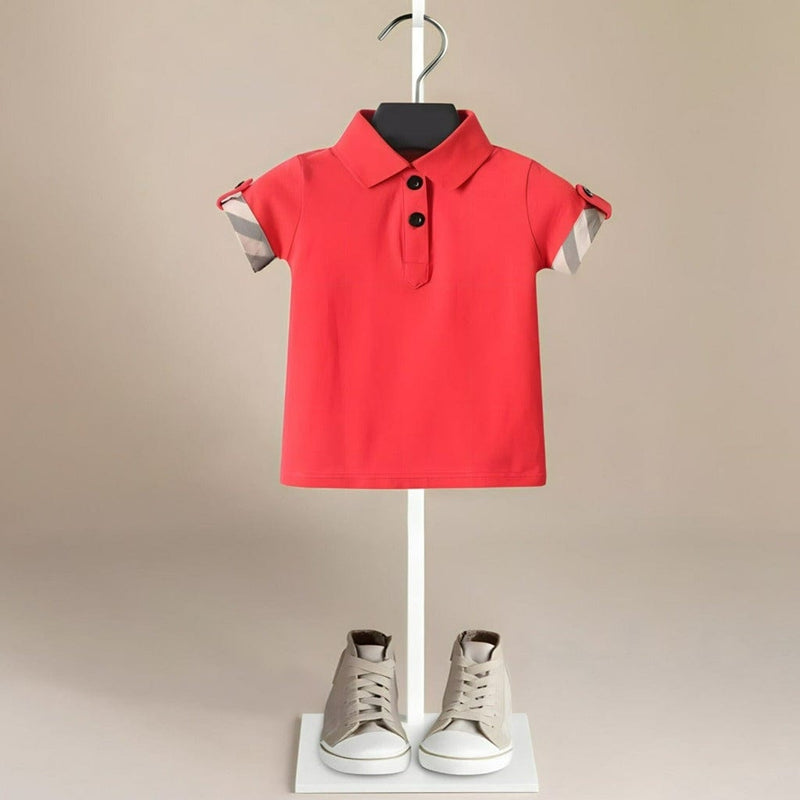 ONEAKIDS Baby & Toddler Outfits RED / 12-18M Hampton Boy's Polo T-Shirt