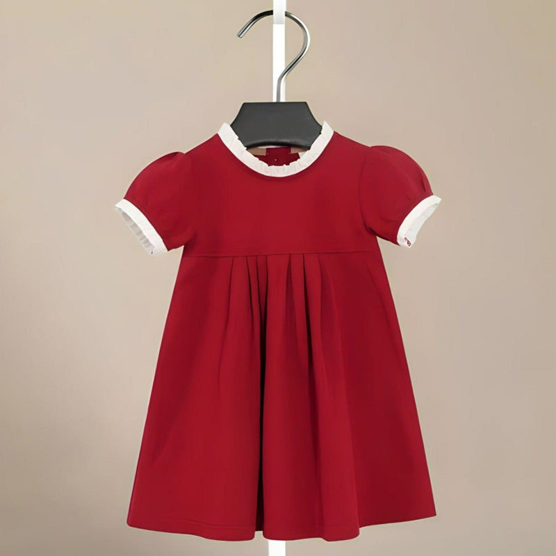 ONEAKIDS Baby & Toddler Outfits RED / 12-18M Paris Cotton Girls's Dress