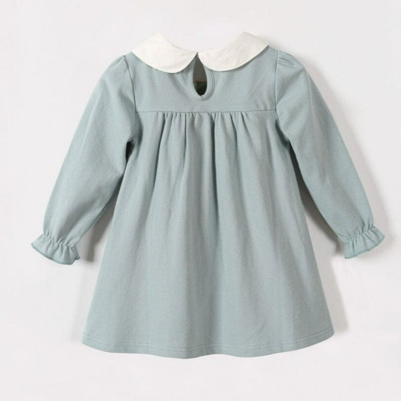 ONEAKIDS Baby & Toddler Outfits Sage Blue Girls’ Dress