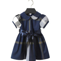 ONEAKIDS Baby & Toddler Outfits Sierra Blue Plaid Dress