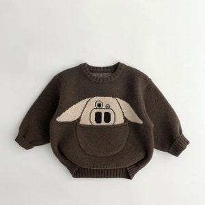 ONEAKIDS Baby & Toddler Tops BROWN / 6-12M Animal Sweatshirt