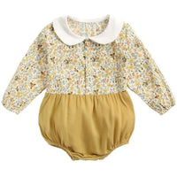 ONEAKIDS Baby & Toddler Tops YELLOW / 0-3M Baby Floral Bodysuit