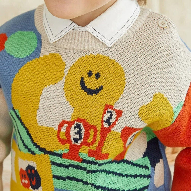 ONEAKIDS Boys’ Knit Cotton Sweater