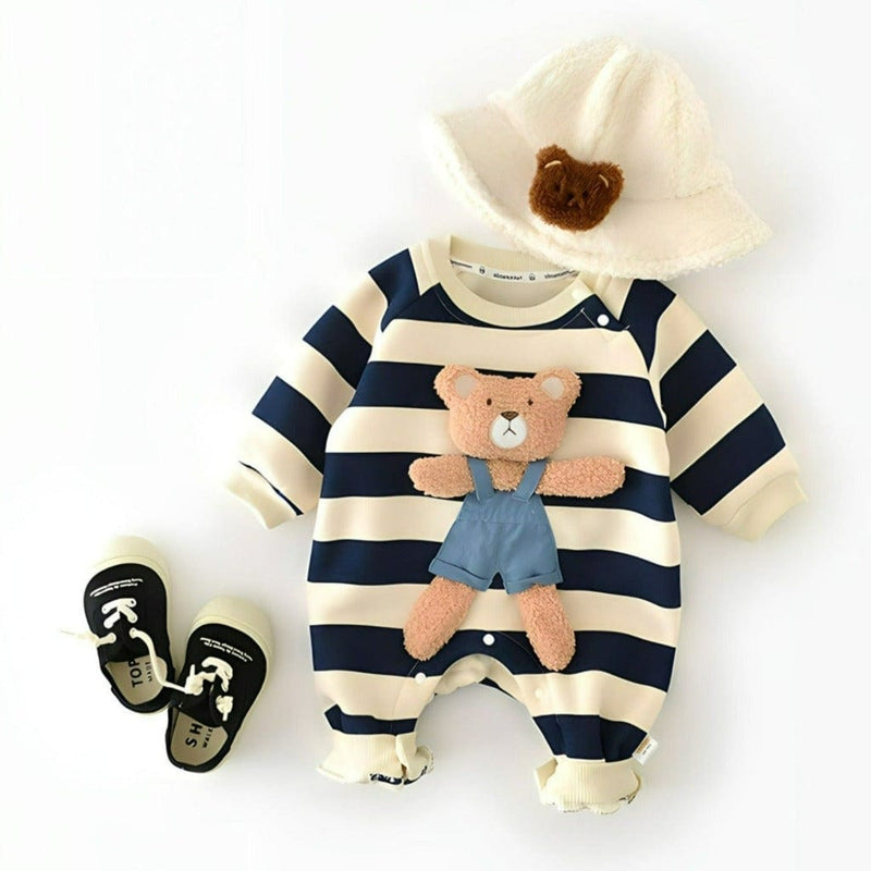 ONEAKIDS Cozy Baby Bear Romper