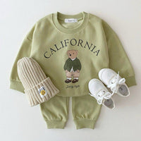 ONEAKIDS GREEN / 18-24M 2-Piece Top & Bottom Big City Set