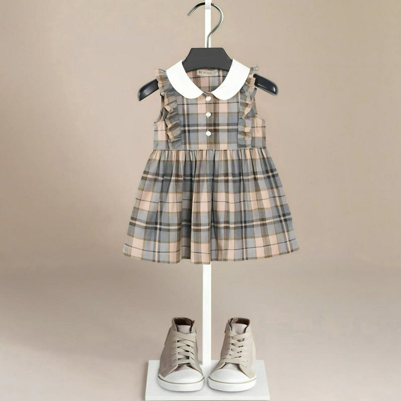 ONEAKIDS Vintage Plaid Faye Girls' Dress