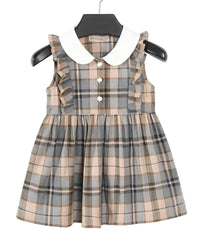 ONEAKIDS Vintage Plaid Faye Girls' Dress