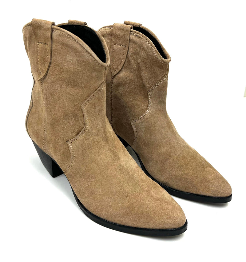 oobash Boots Chili Beige Short Western Bootie