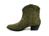 oobash Chili Olive Short Western Bootie