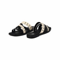 oobash Shoes Oceana Comfy Fit Classic Faux Leather Sandal in Black