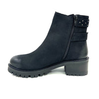 oobash Tornado Black Studded Bootie