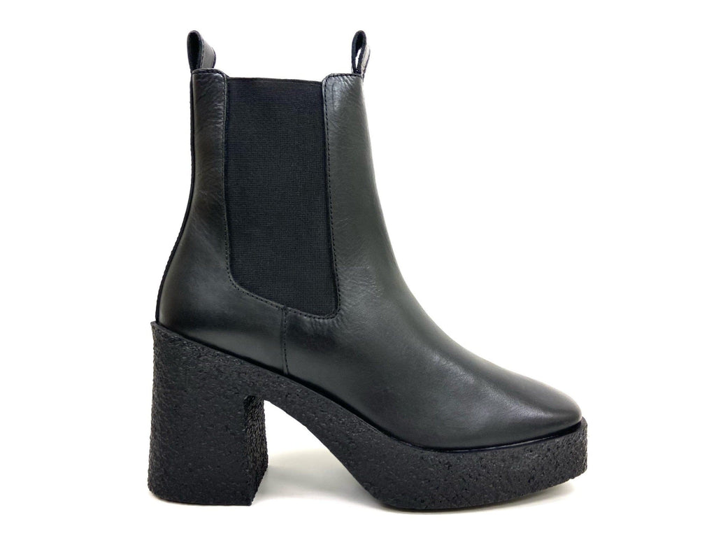 oobash Women's Boots Iris Black Disco High Heels