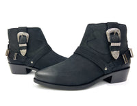oobash Women's Boots Rachel Black Cowgirl Boot