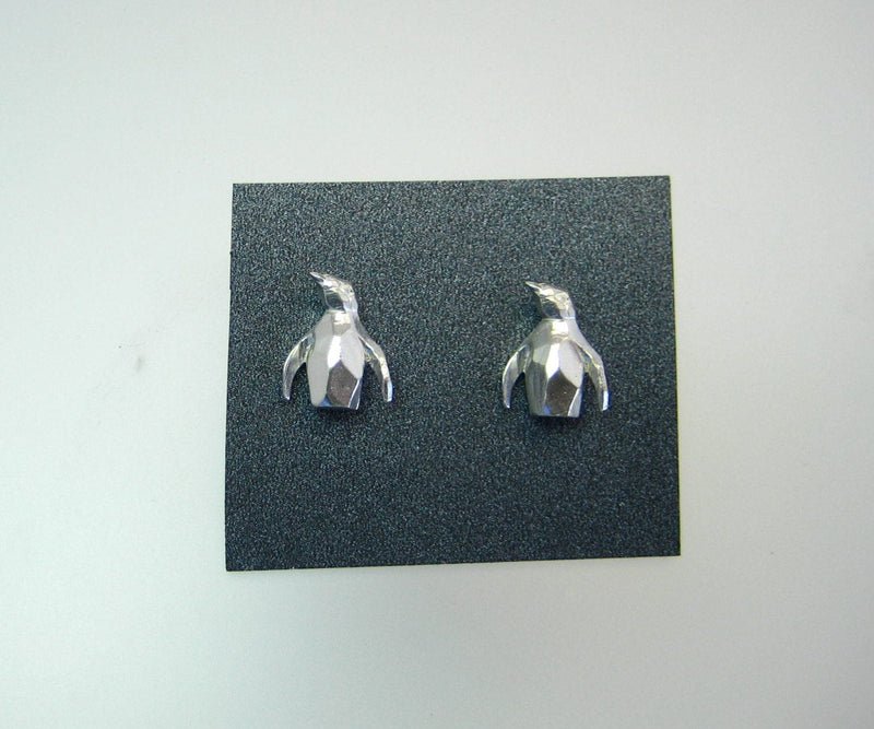 Pattie Parkhurst Jewelry Earrings Fearless! Penguin Geometric Stud Earring
