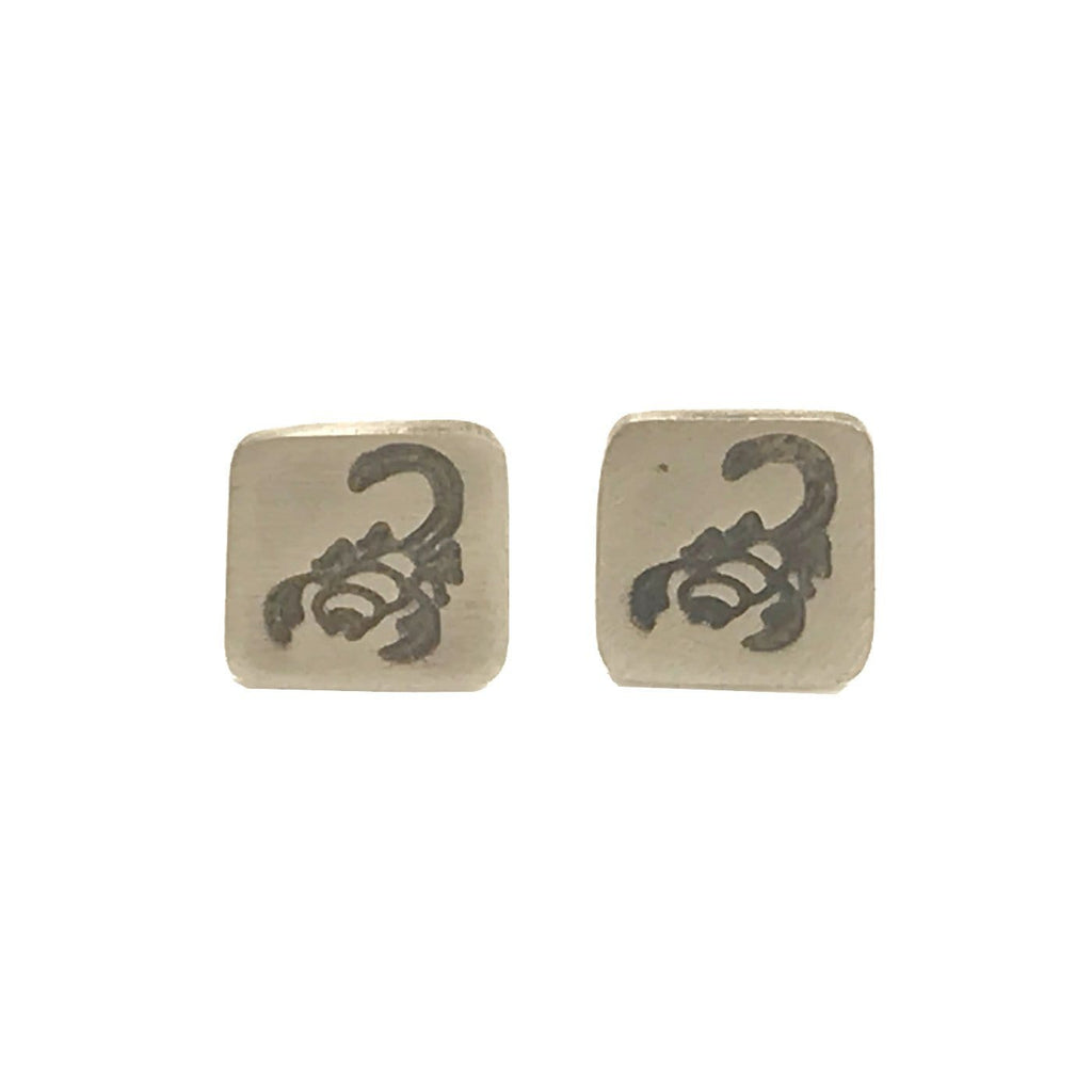 Pattie Parkhurst Jewelry Earrings Fearsome! Scorpion Stud Earrings