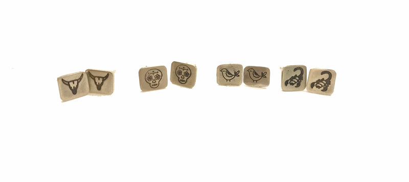 Pattie Parkhurst Jewelry Earrings Sacred! Lotus Flower Stud Earrings